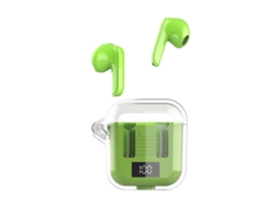 Fones de Ouvido Bluetooth LAXISCREED Tm90 Verde Claro