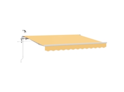 Maison Exclusive - Toldo Retrátil Areia 450 × 350 Cm Poliéster