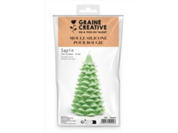 Molde De Silicone Graine Creative Para Velas, Árvore De Natal, Tamanho Grande , Para Fabricação De Velas. (9x15,2 Cm)