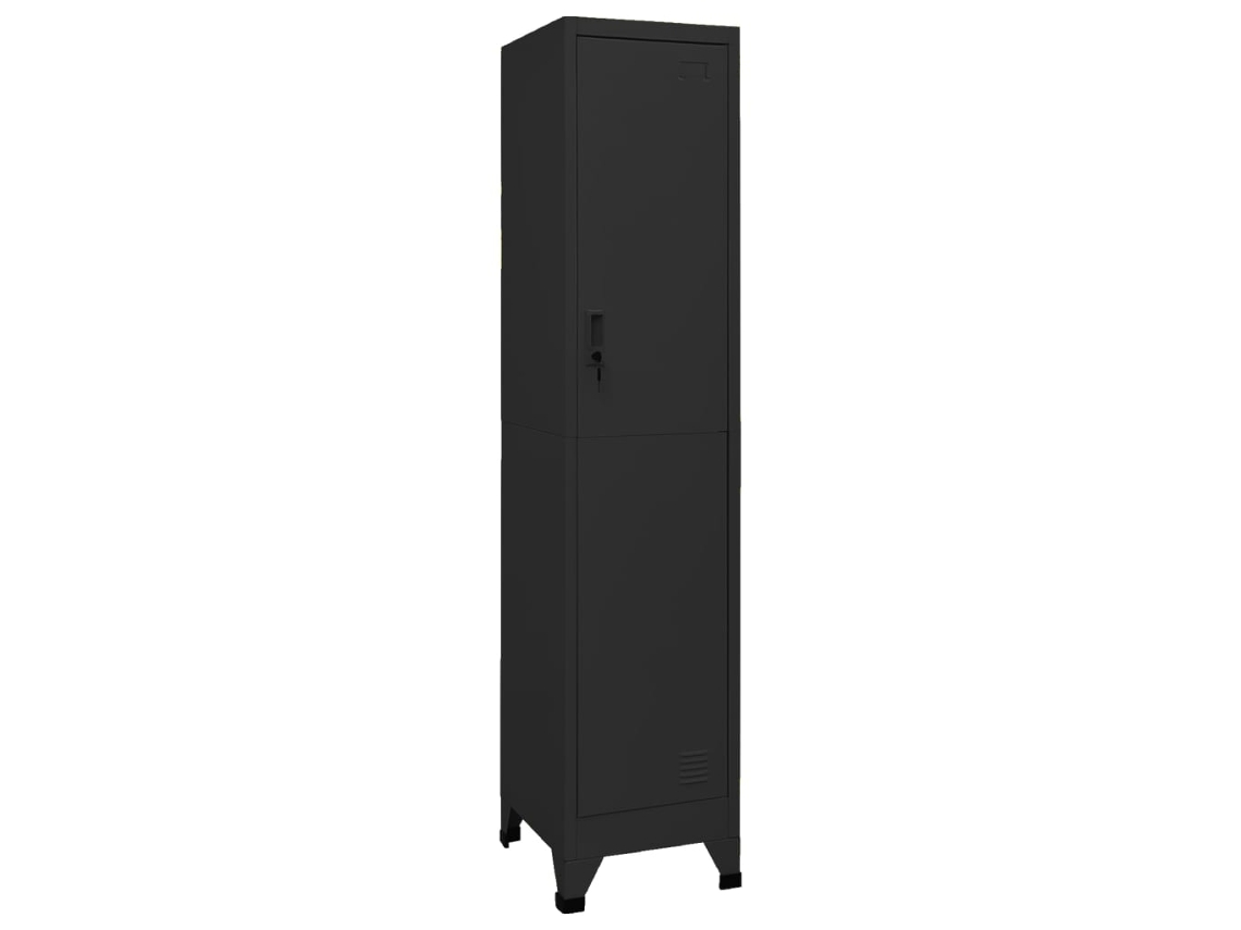 Vidaxl Cacifo 38x45x180 Cm Aço Preto