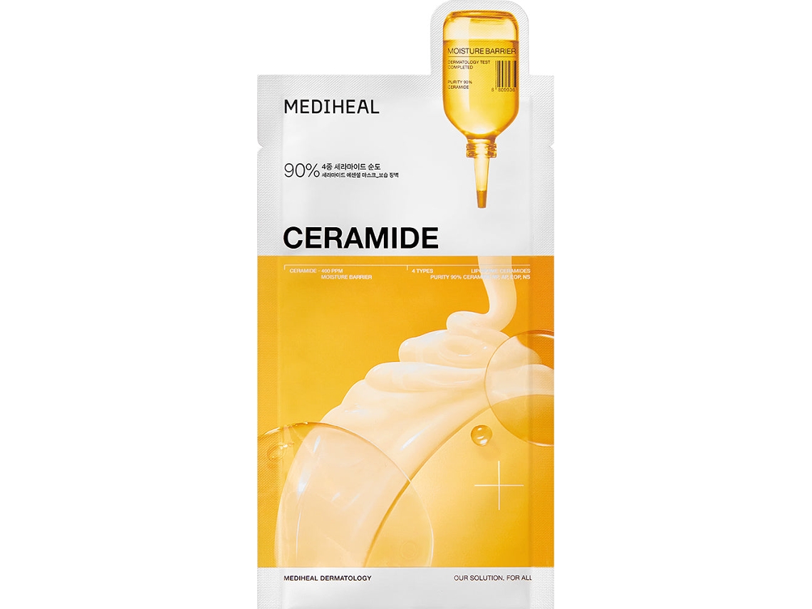Máscara Facial de Tecido Ceramide Aminoácidos, 24 Unidades MEDIHEAL