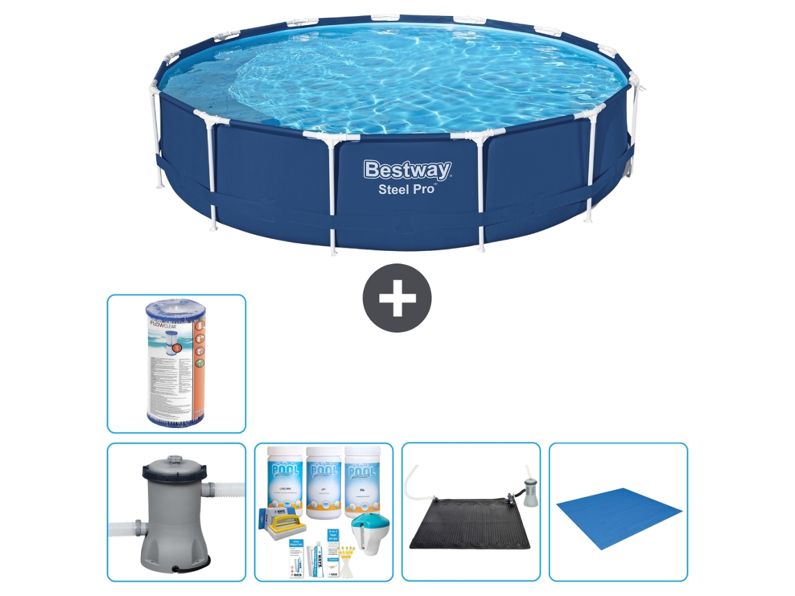 Bestway Piscina Bestway Steel Pro Redonda - 396x84 Cm - 6-peças S22111
