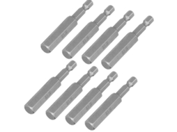 8 Peças De Parafusadeiras De Chave Hexagonal De Aço Ligado Magnéticas 10mm S1/4 65mm Ferramentas Manuais Acessórios