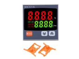 Termostato Digital Com Display De Tempo Para Máquina De Pressão Térmica Entrada Tipo K 100‑240v
