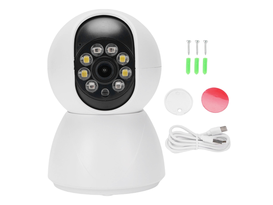Câmera De Segurança Indoor 3mp Wifi Com Rastreamento Humano Para Casa E Pets