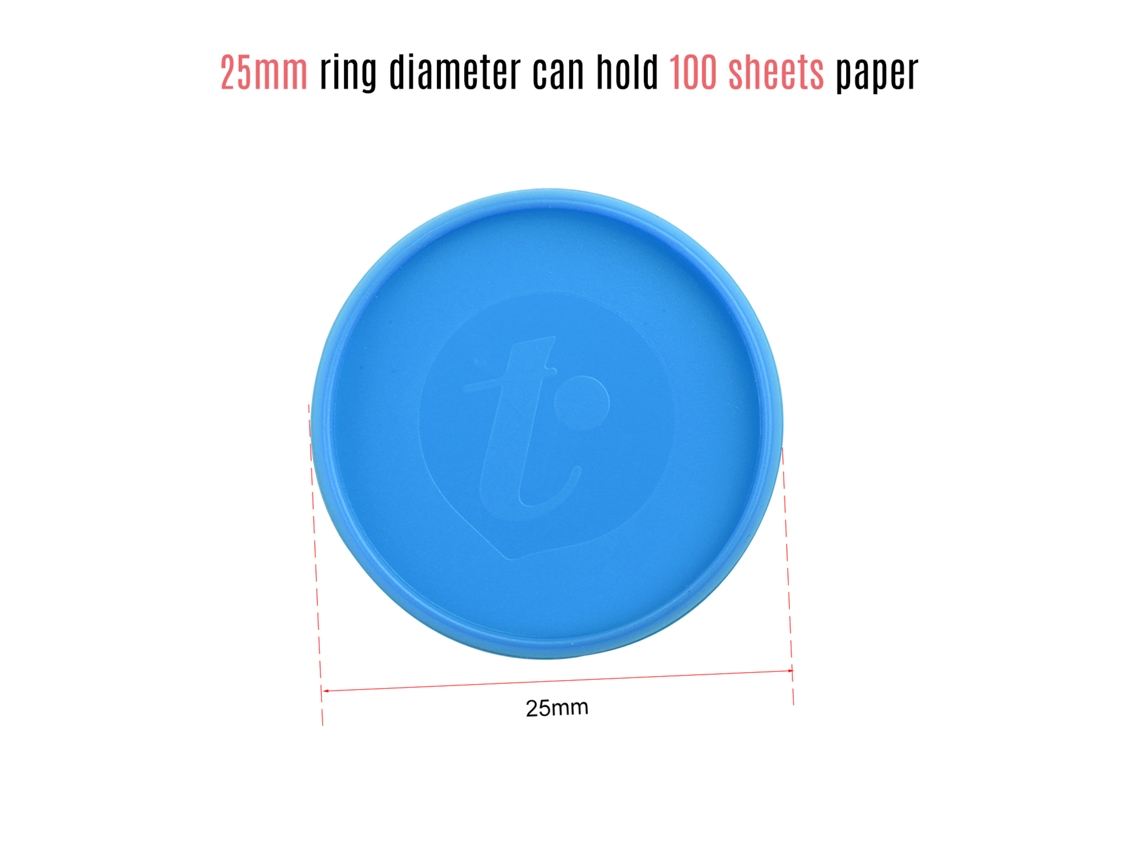 Anéis De Ligação Em Disco Tipo Cogumelo Para Caderno De Folhas Soltas Diy 10-25mm 12pcs