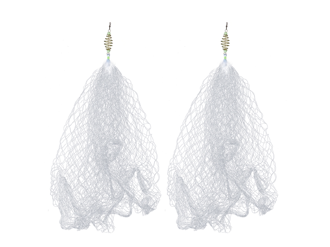 Rede de Pesca com Molas de Cobre e Pérolas Luminosas 2pcs