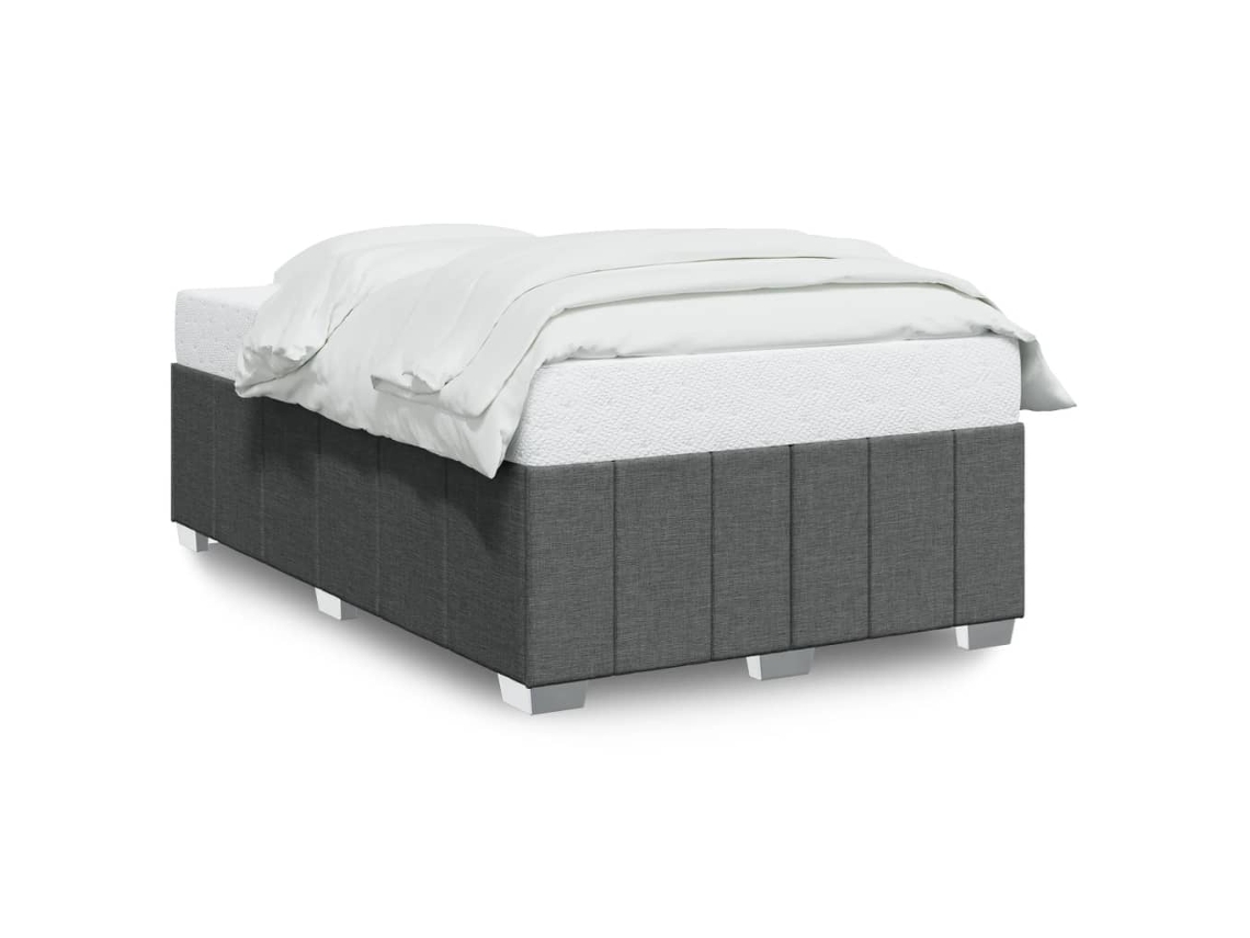 Bed Frame, Bed Frames Vidaxl Cinzeto Tecido (120 X 190 Cm)