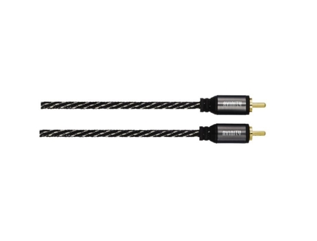 Cabo de Conexão RCA, 2 Conectores RCA Macho - 2 Conectores RCA Macho, 1,5m