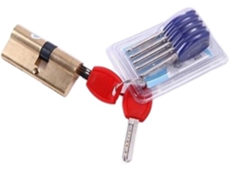 Cilindro de Fechadura 65 105 Mm 5 32 65 67 100 105 Mm, Proteção, Anti impacto, Trava