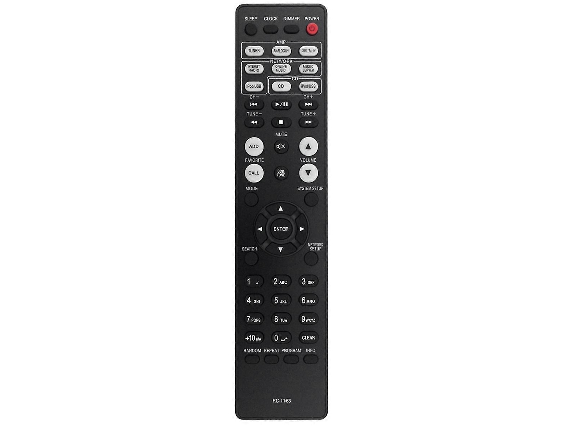 Controle Remoto De Substituição Rc-1163 Para Rc-1163