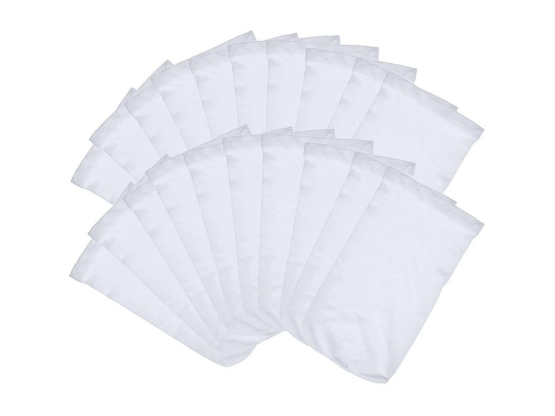 20 Pares De Meias De Skimmer Para Piscina 2025, Filtros Duraderos De Nylon Elástico E Tela, Branco, 21,5x12cm