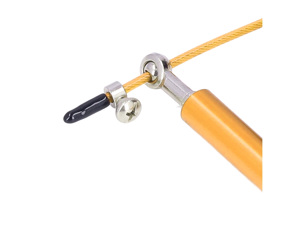 Eoocoo Skipping Rope, Strong, Durable, Gold, Adjustable, Flexible