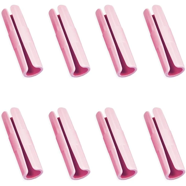 /ea/ 8 Unidades de Suporte para Folhas, Prendedor de Folhas BRILVIBERA (rosa)