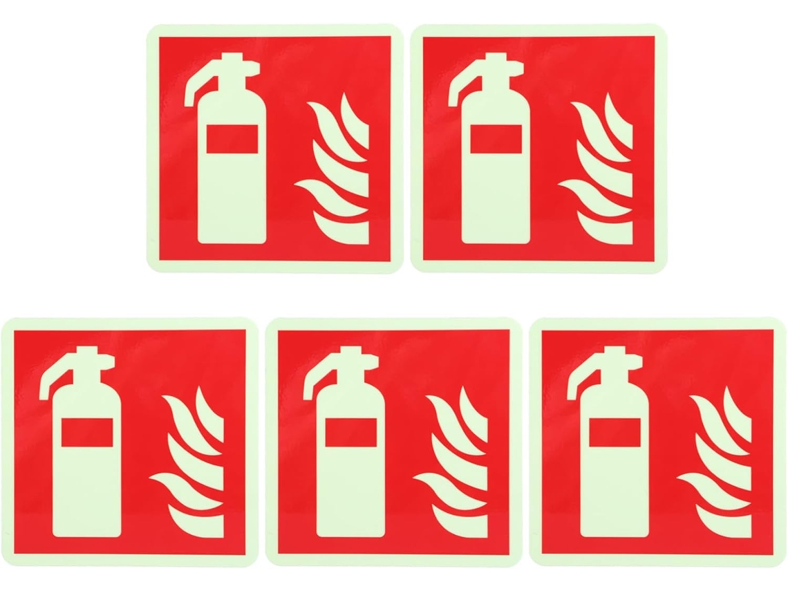 5 Etiquetas Adesivas De Proteção Para Uso Interno E Externo