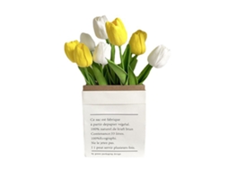 Flores Artificiais Tulipa Detalhes Fino Cores Vibrantes