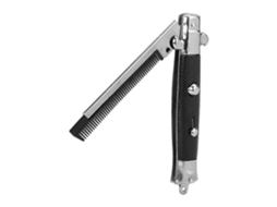 Pente Switchblade Automático Com Botão Para Cabelo/barba, Presente Masculino
