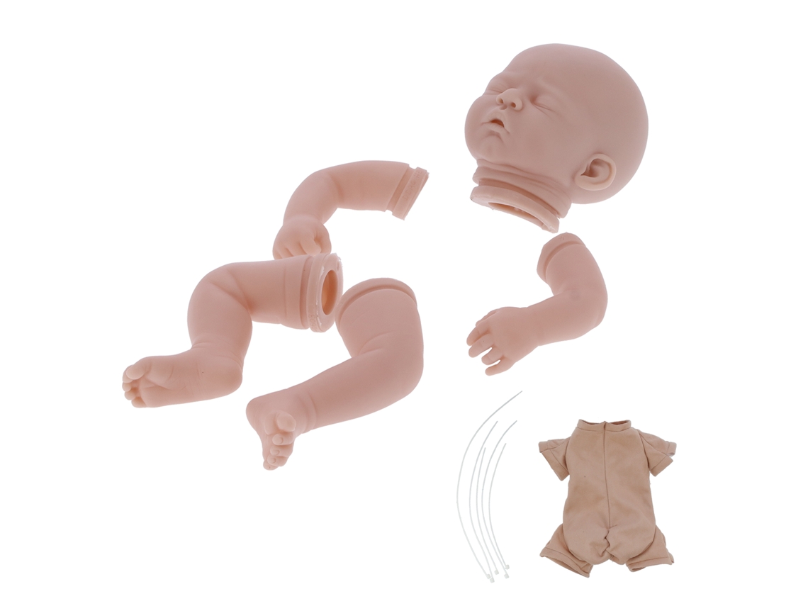 Primerox kit de Boneca Reborn Diy Vinil Não Pintado Peças Moldes Acessórios Brinquedo Infantil 20 Polegadas
