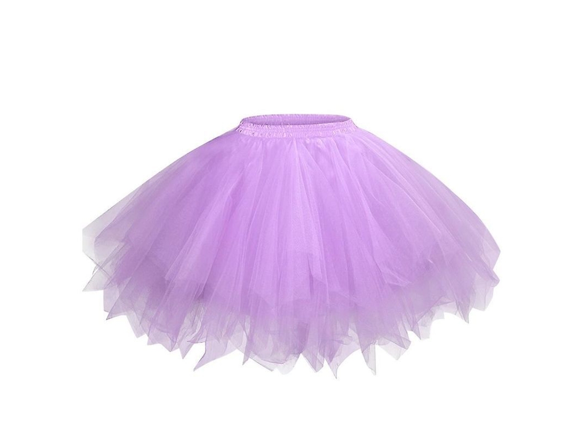 FALDA Fasst Tutu para Mulher, Tule, Princesa, Elástica, Corte Dança, Adulto, Casual, Sexy
