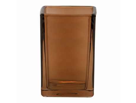 Suporte para a Escova de Dentes ANDREA HOUSE Ba73063 Castanho Cristal