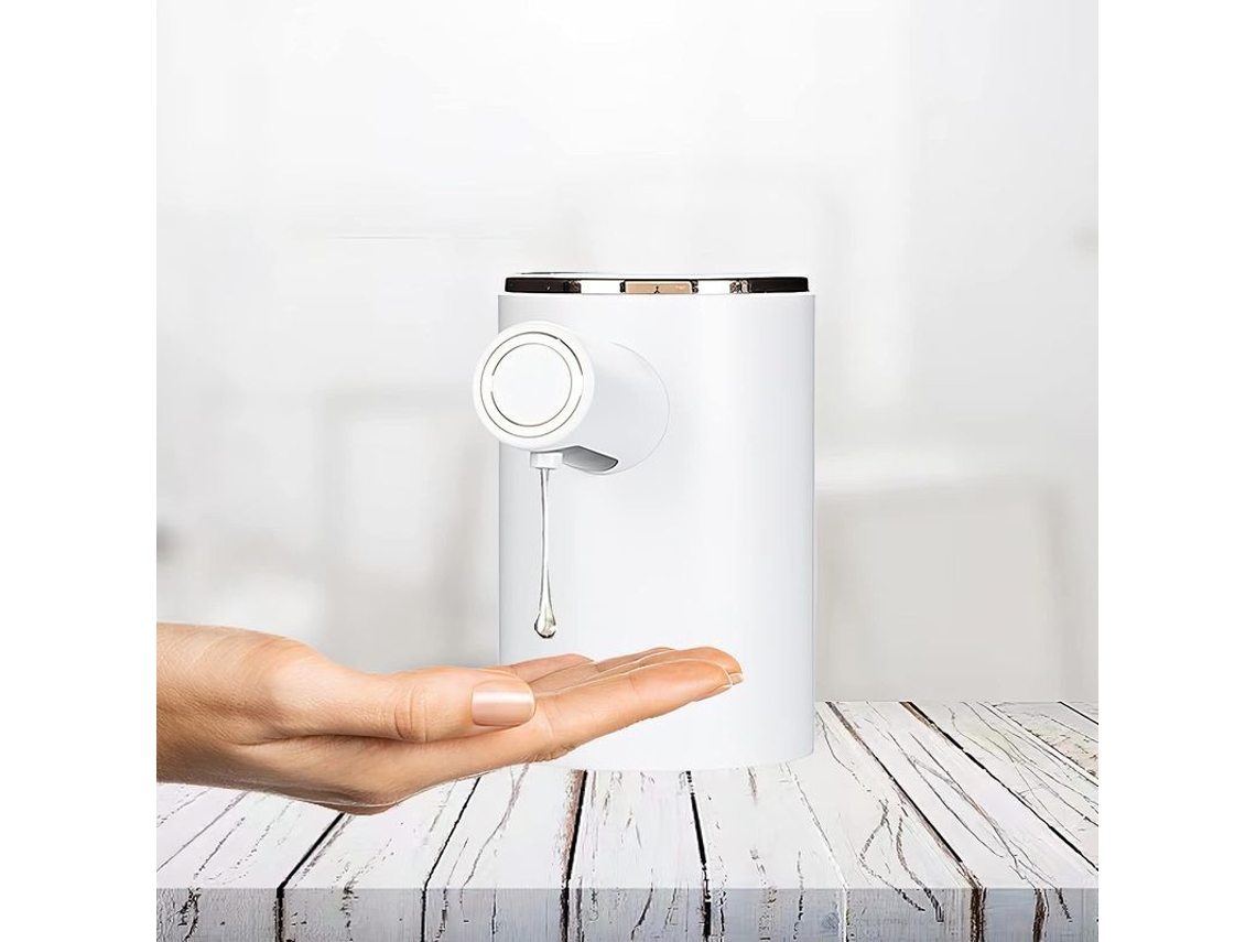 Dispensador de sabão automático sem toque 2026 para cozinha e banheiro (branco)
