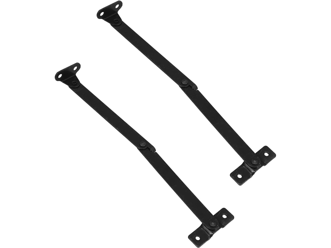 Dobradiças De Ferro Dobráveis Lurrose, 2 Peças, Dobradiças De Suporte Para Tampa Caixa Estilo Antigo, Ideais Para Caixas