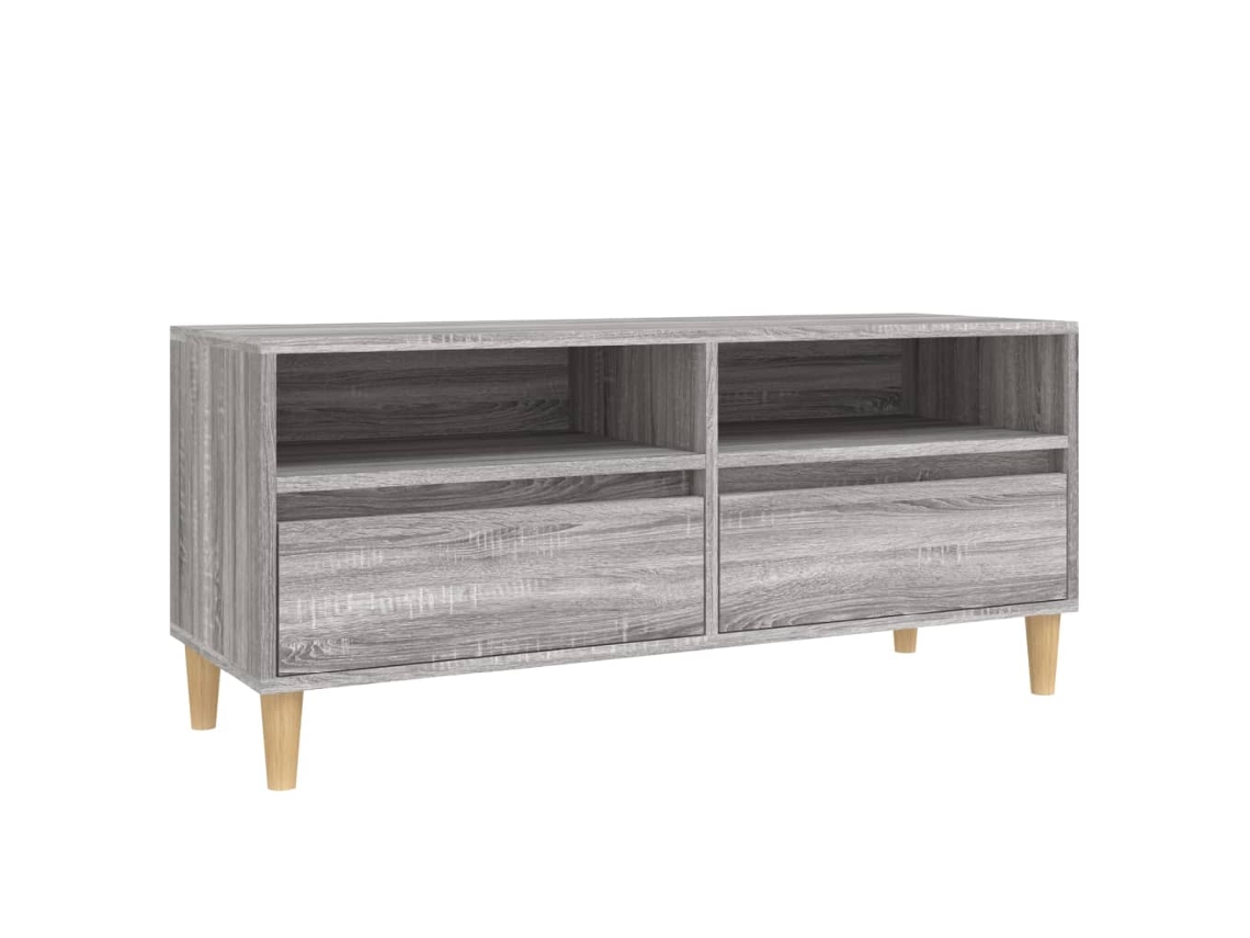 Tv Cabinet, Tv Cabinets Vidaxl Cinzeto Madeira Processada (n/a)