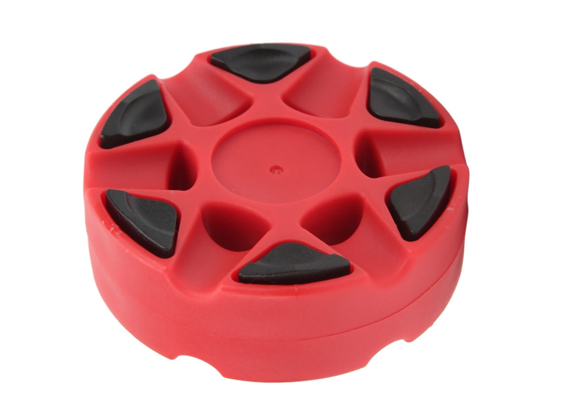 Disco de Hóquei de Plástico Vermelho S/MARCA
