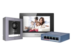 Kit de intercomunicação de vídeo IP Ds Kis602 ) Hikvision (b)