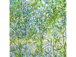 Película Para Janelas, 43x200cm, Adesão Eletrostática, Película Colorida De Aço Inoxidável, Reutilizável, Inclui Raspadores E Pequenos Recipientes