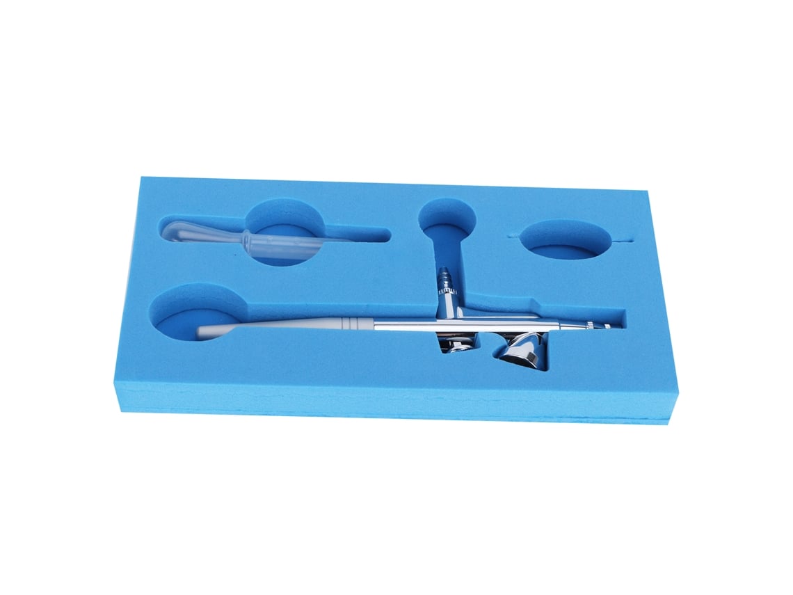 Conjunto Aerógrafo Ação Única 0.4mm Latão S/MARCA