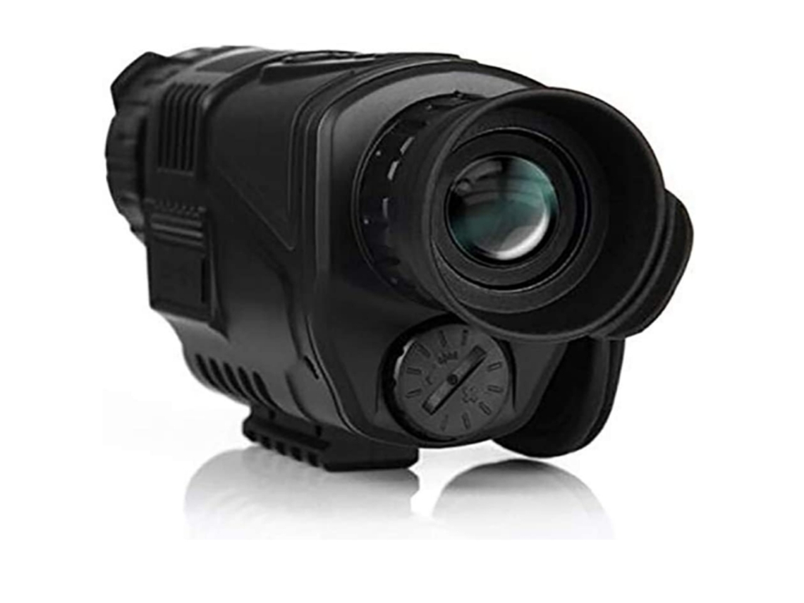 Óculos De Visão Noturna Infravermelha Digital 5x40, Telescópio De Caça De Longa Distância Com Câmera De Vídeo Yizhood (preto)