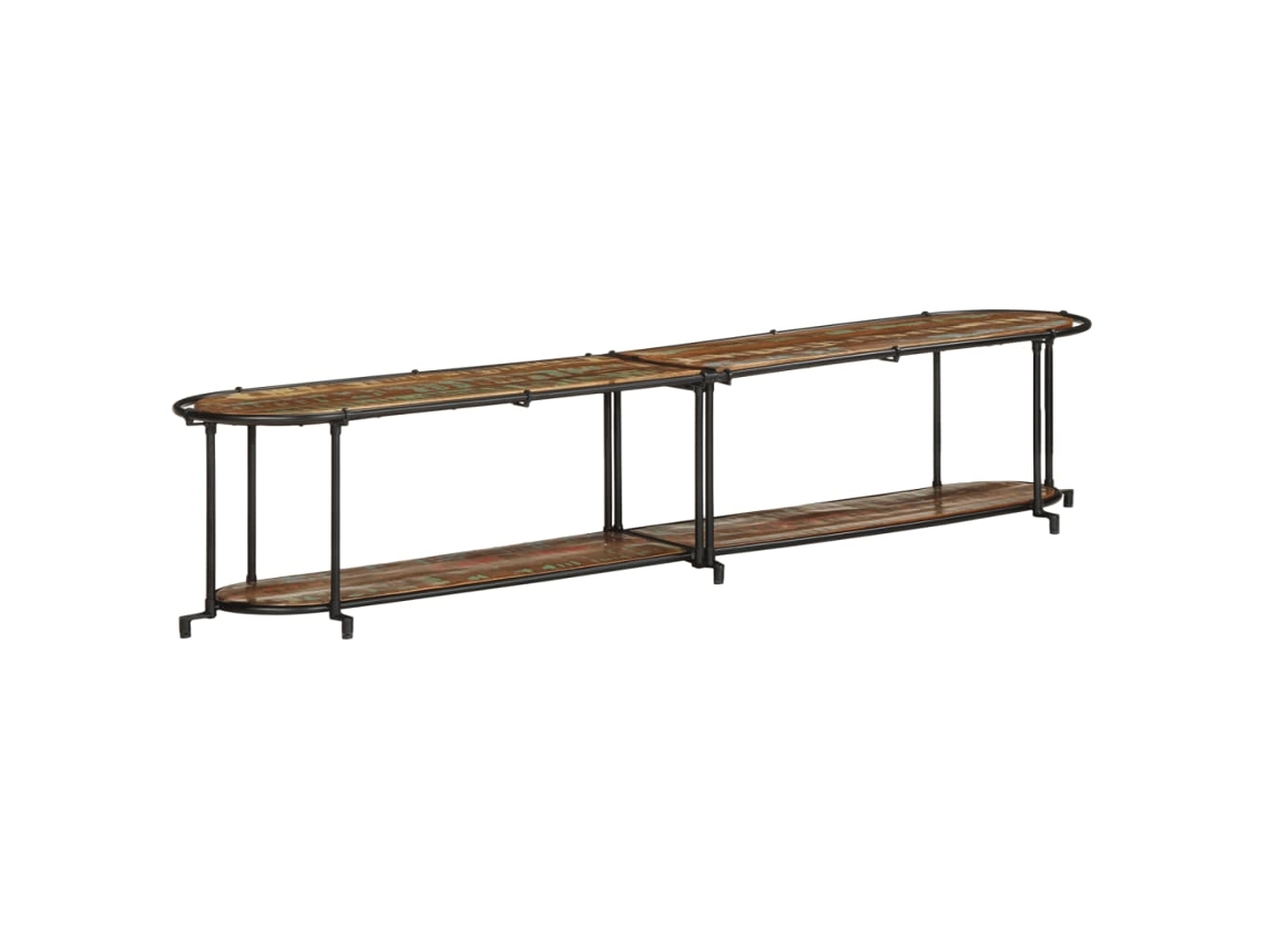 Vidaxl Móvel De Tv 200x42x40 Cm Madeira Recuperada Maciça