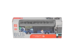 Rebe-modelo De Ônibus Brinquedo De Veículo De Tração Para Trás Para Crianças Coleção Presente Decoração Azul Escuro