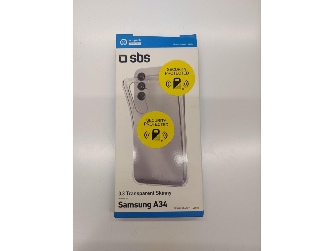 Capa Samsung Galaxy A34 SBS Transparente (Outlet Caixa Aberta)