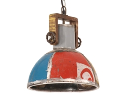 Candeeiro Suspenso Industrial Redondo 25w 30 Cm E27 Multicor Lovely Home