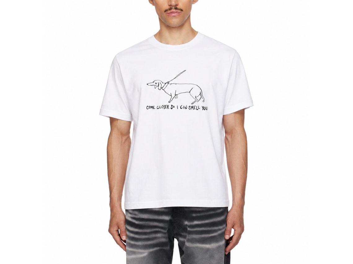 Camiseta Rockinstone "Come Closer So I Can Chell You" da Harriet - Estilo de designer exclusivo