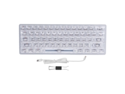 Teclado Mecânico Com Fios Transparente