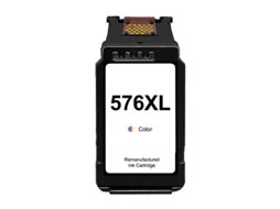 Cartucho De Tinta Colorido Remanufaturado Canon Cl576xl Substitui 5441c001/5442c001