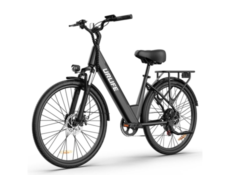 Bike Urlife E26 Motor 250w Bateria 36v 13ah Pneus De 26 Polegadas Freio A Disco Preto