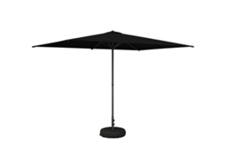 Vidaxl Guarda-sol De Jardim 200 X 300 Cm Poliéster Retangular Preto