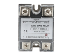 Relé De Estado Sólido Ssr-80-da Módulo 3-32vdc Controle 24-480vac 80a