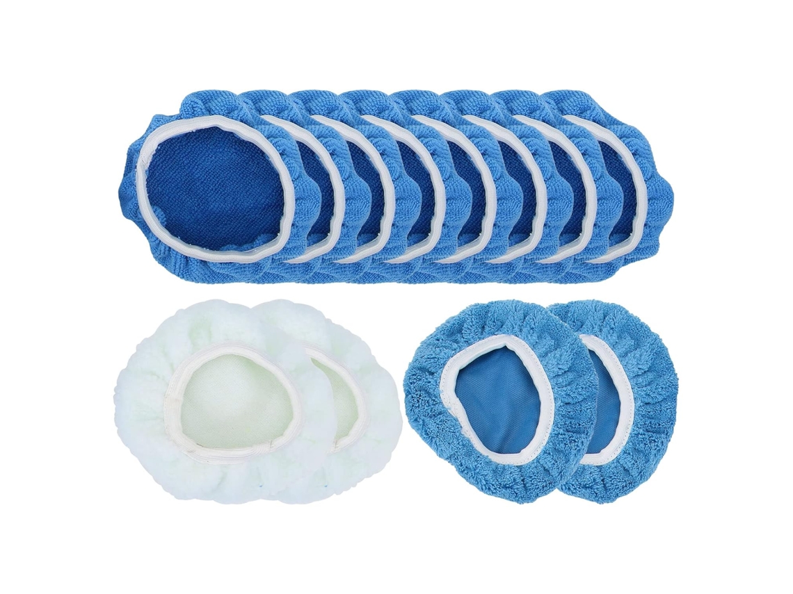 Conjunto De 12 Boinas Polimento Para Capô, Capa Fibra Alta Qualidade