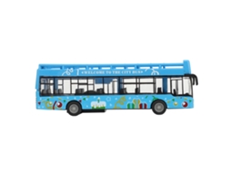 Mali brinquedo Ônibus Urbano de Liga Metálica Alta Simulação para Crianças com Função de Puxar e Soltar