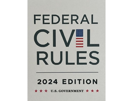 Livro Federal Civil Rules Booklet, 2024 Edition de US Government (Inglês)