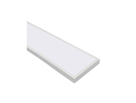 Painel Led Retroiluminado para Surface 120X30 Cm Alimentação 60W 5000Lm Branco Neutro 4200K Quadro Branco Driver Incluído JANDEI