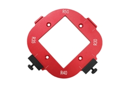 Yuru plantilla de Radio de Esquina 4 em 1 para Router Jig, Posicionamento de Corte