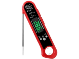 Termómetro Digital De Carne Lurelia Com 1 Sonda Para Cozinha E Churrasco, Impermeável Ip66, Retroiluminado