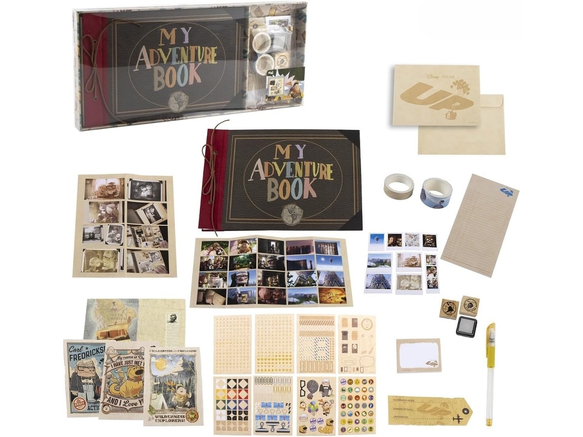 Set De Papelaria Com Scrapbook Up Pixar