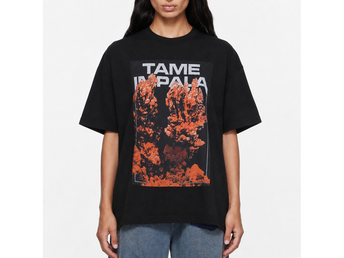 Tame Impala Smoke On Black T-shirt Unisex Adults Size:xxl